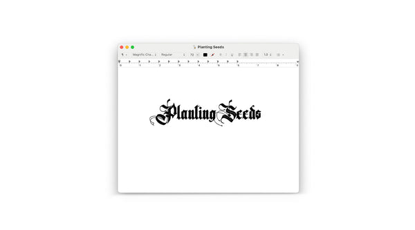 Planting Seeds